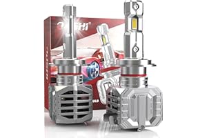 H7 LED Headlight Bulbs, OUSHI 110W 20000 LM Per Pair Extremely Fast Cooling Super Bright H7 LED Headlights Conversion Kit Waterproof 6500K Xenon White, Pack of 2