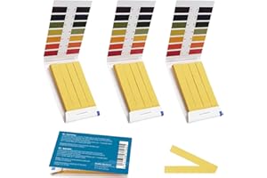 BMUT Tester paskowy, paski testowe, 240 sztuk, 1-14 pH, wskaźnik, papier lakmusowy do wody, ziemi, napojów i innych substancji (uniwersalny)