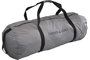 ‎BACKPACK LOCKER Backpack Locker Dachbox Tasche – Wasserabweisende Dachgepäckträger Tasche für Auto, Robuster Dachbox Organizer mit Reißverschluss, Vielseitige Duffel Bag für Reisen & Camping, Hellgrau, 100 Liter