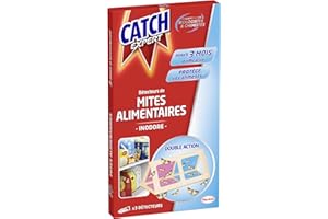 Catch Expert Mites Anti-Mites Alimentaires, Détecteurs de Mites Mâles et Femelle, 3 x 77g
