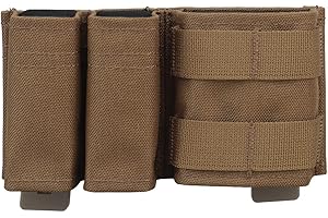 WARMHEARTTING Molle 5,56mm 9mm Triple Rivista Borsa Porta Caricatori Tasca portariviste Tattica Porta Caricatore Caccia Softair Accessori
