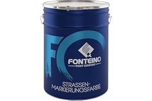 FONTEINO Peinture de marquage sol - Traçage routier, de chantier, de parking, de marche d'escalier - Blanc 2,5L