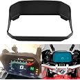 Taesayl Pare-Soleil Cadre Tableau De Bord Moto - Protection Écran Compatible BMW R1250GS F750GS F850GS R1200GS ADV - ABS Noir Facile à Installer
