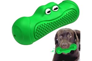 Autoau Giochi per Cani Indistruttibile per Masticatori Aggressivi, Gomma Giochi Cane con Squeak Giochi Interattivi per Cani per Cani di Taglia Media Grande(Verde)