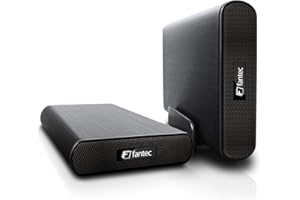 Fantec DB-AluAir U2e Disco duro portátil 3.5" Negro - Disco duro en red (3.5", SATA, Micro-USB, Disco duro portátil, Negro, Aluminio)