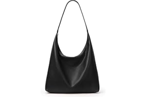 KALIDI Damen Shopper Handtasche Schultertasche PU Leder Tote Bag Vintage Hobo Tasche mit Reißverschluss Groß für Arbeit Schule Shopper Lässige täglich