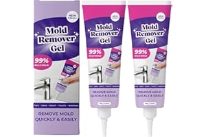 LONGGAOGAO 2pcs Vexclean Mold Remover Gel,Powerful Vexclean Cleaning Gel,Highly Effective in Penetration, for Bathroom & Kitchen Tile Gaps, Walls & Grout, Not Damage The Surface