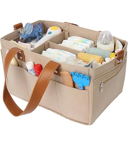 Organisateur de table à langer rangement suspendu 60x60 cm - organisateur de lit poche de lit