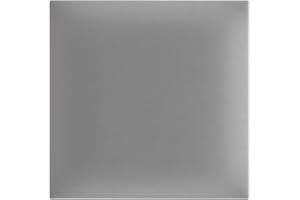 Vilo Stoff Polsterpaneel Quadratisch 30x30cm, Samt Wandkissen, Dekoration für Schlafzimmer, Wohnzimmer, Akustikpaneel, einfach zu montieren, geometrisches Panel, Grau