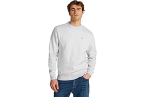 Tommy Jeans Sudadera Hombre Regular Fit Flag Fleece con Cuello Redondo