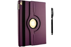 inShang Coque Compatible avec iPad Housse 9.7 Coque iPad 2018/2017/ air/air 2 Étui Case avec Veille/Réveil + Rotatif + Support Stylet