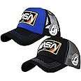 BAIMORE NASA Hat Baseball Cap Mesh Snap Back Adjustable Patchwork Outdoor Sports Cap
