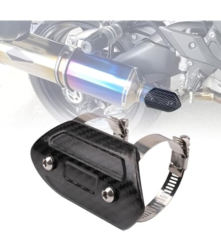 Scudo Termico Per Tubo Scarico Moto - ABS, 45x11.2 Cm, Anti Calore E Graffi - Foto 10