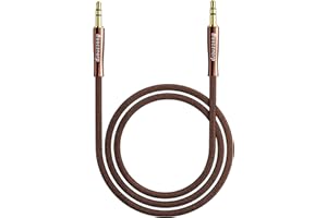 Boscznorp Cable Jack 3.5 Male, Cable Auxiliaire,Cable Audio pour iPhone Samsung iPad Voiture Casque Autoradio Smartphone MP3 etc 1M