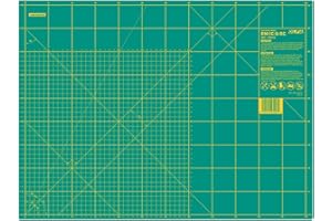 NÄHMIT OLFA – Costura con 45 cm x 60 cm, alfombrilla de corte autorreparable, doble cara, para costura, patchwork, colcha, sin DEHP con escala de cm y pulgadas (M)