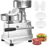 VEVOR Commercial Hamburger Machine Hamburger Press Machine 130mm Stainless Steel Hamburger Press for Meat Forming 1000 PCS Pa
