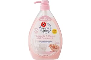 Maison Net Gel Concentré Vaisselle/Mains pour Peau Sensible 1000 ml