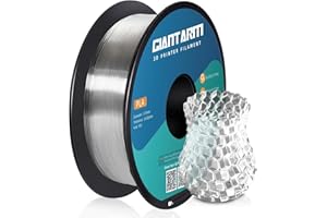 Filamento PLA 1.75mm, GIANTARM PLA Filamento para impresión 3D, 1kg 1 Spool，Transparente