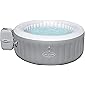 Bestway® LAY-Z-SPA® St. Lucia AirJet™ Whirlpool, 170 x 66 cm, 2-3 Personen, rund, Silbergrau
