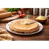 GOPIKRISHNA Chapati Basket Stainless Steel Roti Holder for Dining Table | Bread Serving Plate | Kitchen & Dinnerware Accessor