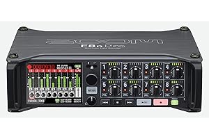 Zoom F8n Pro Professional Field Recorder/Mixer, Audio for Video, 32-bit/192 kHz Recording, 10 Channel Recorder, 8 XLR/TRS Inputs, Timecode, Ambisonics Mode, Battery Powered, Dual SD Card Slots