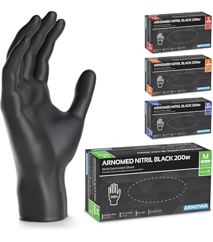 Maimed Solution 100 Guanti In Nitrile Blu Taglia M – 100 Pezzi Senza Lattice - 2