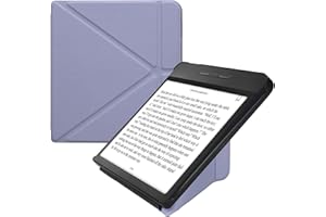 kwmobile Étui Compatible avec Kobo Libra H2O Coque - Étui à Rabat magnétique Tablette eReader Similicuir - Lavande