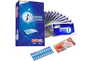 Biglumin Bandes blanchiment dents – Blanchiment des dents à rayures blanches des dents sans danger pour l'émail, 28 bandes de blanchiment, 3D white bande blanchissante.