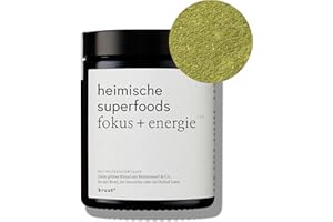 ‎KRUUT Kruut – Heimische Superfoods bio 70g – Wildkräuter Pulver mit Kalium, Eisen, Calcium aus Brennnessel, Löwenzahn, Giersch – Rohkostpulver
