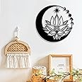 DUOOLN Wall Decoration Metal Wall Pictures Decoration, Moon Phase