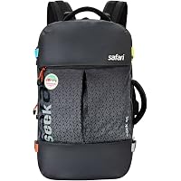 Safari 45 Ltrs Black Large/Travel/Office Laptop Backpack (Seek 45L 21 OB BLK)