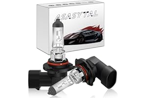 Asasytal H10 12V 42W Halogen Fog Light Bulbs Replacement Kit, 3000K Original Yellow Light Car Exterior Light Bulbs Auto Car Headlight Bulb, 2 Pieces