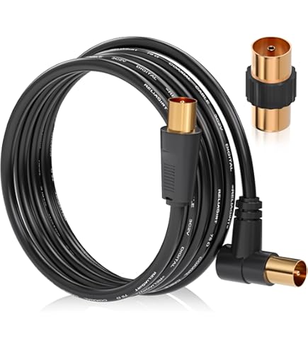 FM ANTENNA 75 Ohm F Type Male Plug For Home Radio Receiv^ EUR 3,86