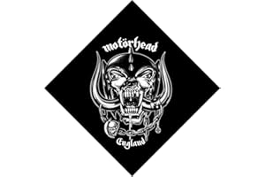 ARTIST UNKNOWN Motörhead Bandana Classic England Warpig Repeat Ufficiale Nuovo Nero (21In X Size One Size