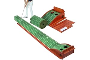 YEEMOUTYLO Putting Mat, Golf Putting Mat, Putting Mat Indoor Golf, Putting Green, Golf Mat, Putting Practice, Putting