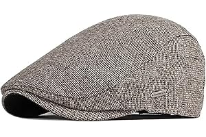 JAOAJ Boinas Hombre Gorras Plana Moda Gorra Irlandesa Beret Cap Gorra de Vendedor de Periódicos Ajustable Cabbie Sombrero de conducción Newsboy Flat Cap