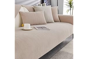 BohrenCL Sofa Überzug, Chenille Sofabezug, Sofa Überwurf, Sofadecke rutschfest, Sofa überwurfdecke, Sofaschutz Katze Hund, Sofa Schutzdecke, Sofadecken Für Sitzfläche, Couchbezug, SOFE Cover