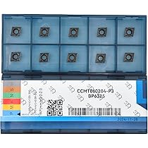 10 Inserti Per Filettatura CDBP 16IR AG55 - Per Acciaio, Alluminio, Rame, 3/8” Passo 0.5-3.0mm - Foto 8