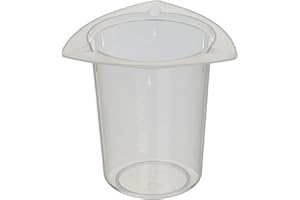 Camlab Plastics Tri-Cornered Plastic Beaker 400mL Pack of 25