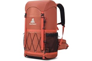 Bseash Wodoodporny plecak turystyczny 40 l z osłoną przeciwdeszczową, outdoorowa sportowa torba podróżna, plecak na kemping, wspinaczkę, jazdę na rowerze, narciarstwo