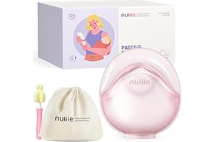 Nuliie 1PCS Raccoglitori di latte materno in silicone per l'allattamento a prova di perdite, raccoglitore di latte portatile da 90 ml, senza BPA, tiralatte manuale indossabile per neonati Essenziali