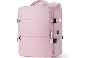 WOUIYO Mochila Viaje Cabina Avion 45x36x20 Para Easyjet 30L Mochila de Viaje Equipaje de Mano Mochila 45x36x20 Maletas de Viaje Cabina para Portatil de 15.6 Pulgadas