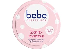 ‎BEBE bebe Zartpflege Zartcreme sanfte Hautpflege Creme mit Vitamin E für empfindliche Kinderhaut