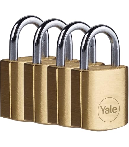 Lot De 2 Cadenas ABUS Laiton 65/20 - Même Combinaison, Pour Valises Et Sacs - Corps Laiton, Anse Acier Trempé - Niveau Sécurité 3, Clés Identiques