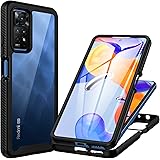 CENHUFO Cover Xiaomi Redmi Note 11 Pro 5G/4G, 360 Gradi Antiurto con Protezione Schermo Integrata Rugged Doppia Faccia Bumper