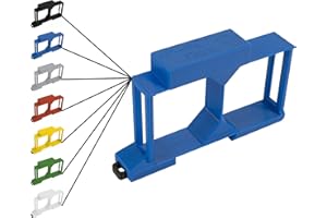 SHELLY HUTSCHIENENHALTER VON PW3D Shelly Plus - Soporte de riel DIN doble (35 mm), color rojo