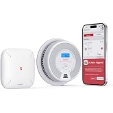 X-Sense SC07-MR SC07-MR Smart Carbon Monoxide Smoke Detector Combo with 1 Base Station SBS50, Compatible with X-Sense Home Se