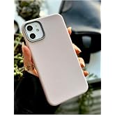 Go Aksesuar Iphone 11 Uyumlu Estetik Dokulu Deri G&ouml;r&uuml;n&uuml;ml&uuml; Esnek Silikon Kılıf - Pembe