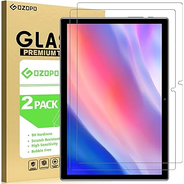 Ytaland Glass Screen Protector For TECLAST P30S/M40 Plus/P40HD, Anti-Fingerprints Bubble-Free Tempered Glass Film Cover: Screen Protectors