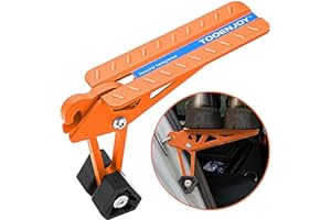 ‎TOOENJOY TOOENJOY Auto Pedal Türstufe, klappbarer Auto Türpedal, hilft beim Autowaschen, einfacher Zugang zum Dach,unentbehrliches Zubehör für meisten Autos, SUVs, LKWs(Orange)